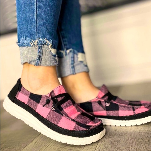 🆕 Very G Gypsy Jazz Pink And Black Prima Sneakers Size 8 🩷🖤 - Picture 2 of 9